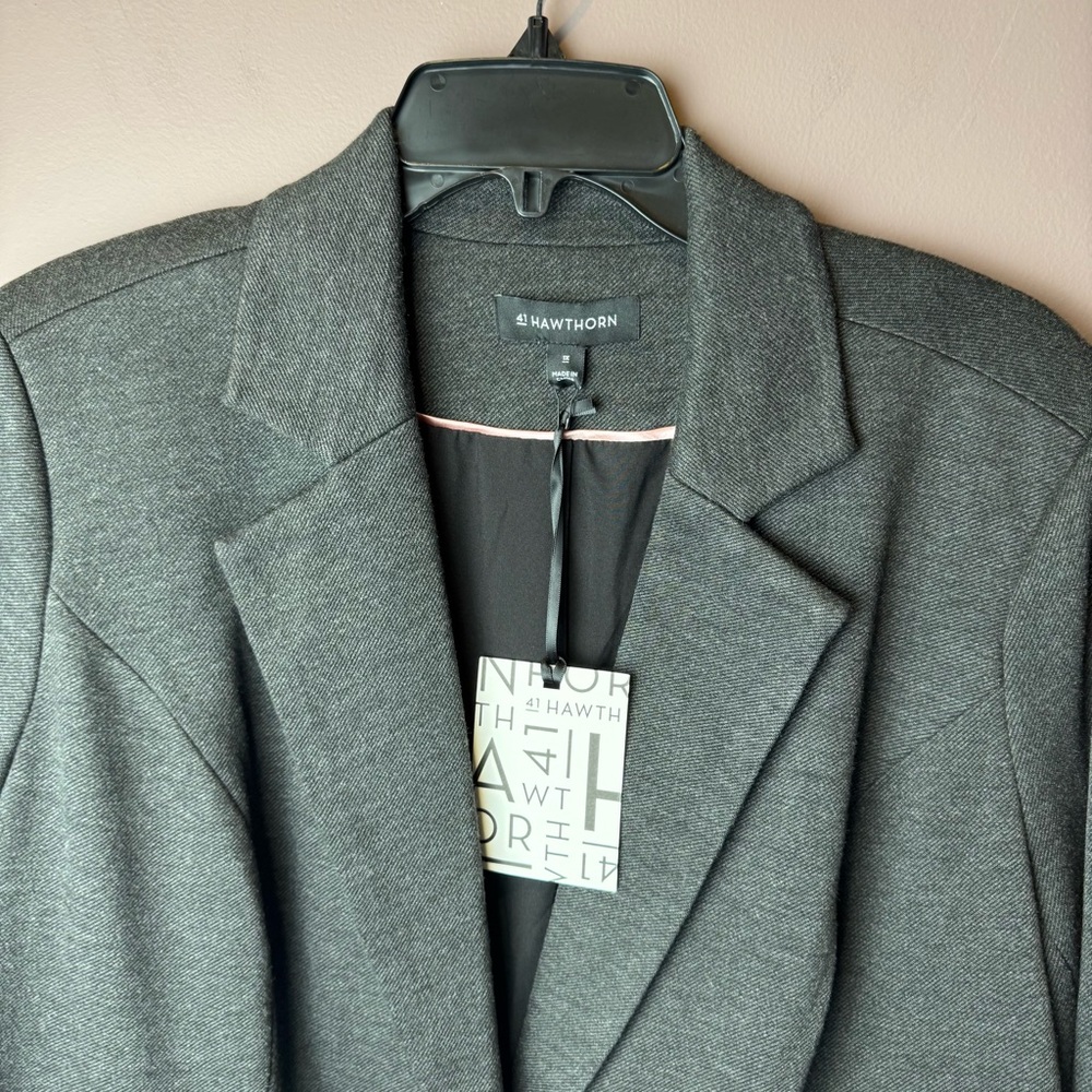 41 Hawthorn Gray Blazer WPK30257 1X - Picture 3 of 8